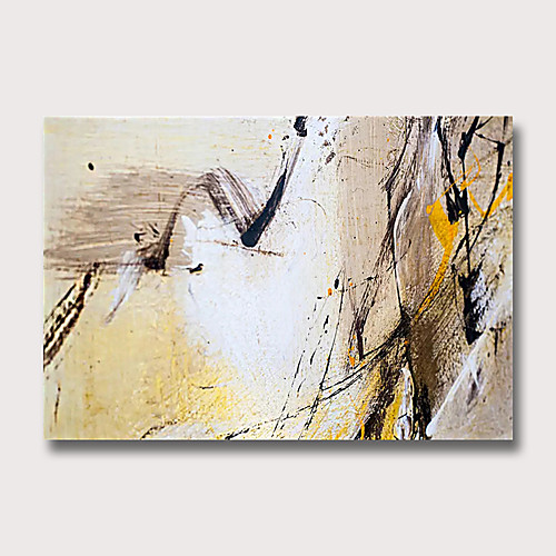 

Oil Painting Hand Painted Horizontal Abstract Modern Rolled Canvas (No Frame)