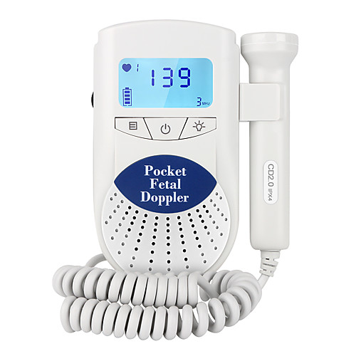 

FD-100 Cofoe Fetal Doppler Ultrasound Baby Heartbeat Detector Home Pregnant Doppler Baby Heart Rate Monitor Pocket Doppler 3.0MHz