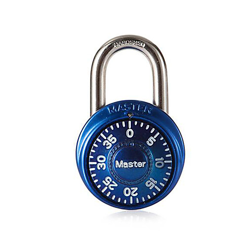 

Master Lock 1500T Dial Combination Padlock,Blue