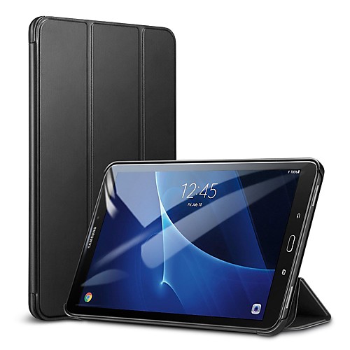 

Case For Samsung Galaxy Tab A 10.1 (2016) Shockproof / Dustproof / Auto Sleep / Wake Up Full Body Cases Solid Colored Hard PU Leather / TPU