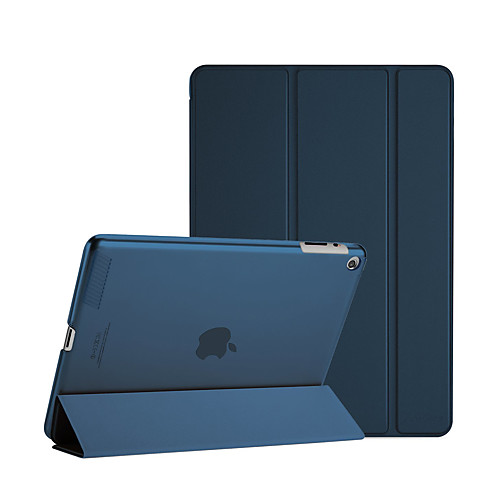 

Case For Apple iPad 4/3/2 Flip / Origami / Magnetic Full Body Cases Solid Colored PU Leather
