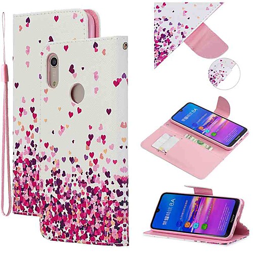 

Case For Huawei Honor 10 Lite / Honor V20 / Honor 10i Wallet / Card Holder / Shockproof Full Body Cases Heart PU Leather