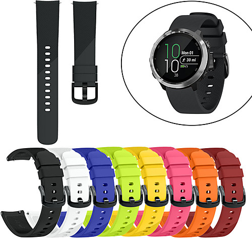 

Watch Band for Vivoactive HR / Vivoactive 3 / Forerunner 245M Garmin Sport Band / Modern Buckle Silicone Wrist Strap