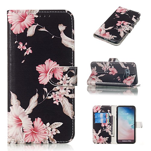 

Case For Samsung Galaxy S9 / S9 Plus / S8 Plus Wallet / Card Holder / with Stand Full Body Cases Flower Hard PU Leather
