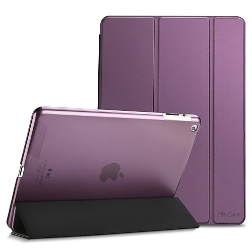

Case For Apple iPad 4/3/2 Flip / Frosted / Origami Full Body Cases Solid Colored PU Leather