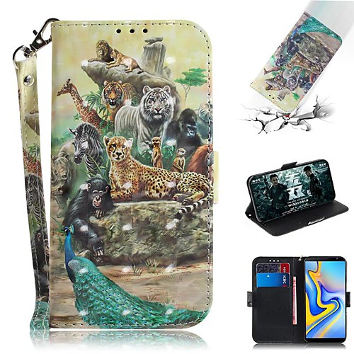 

Case For Samsung Galaxy M10(2019) /M20(2019) /M30(2019) / Wallet / Card Holder / Shockproof Full Body Cases Circus PU Leather for Galaxy J4 Plus(2018) / J6 Plus(2018) /J5 (2016) / J3 (2016)