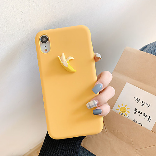 

Case For Apple iPhone XS / iPhone XR / iPhone XS Max Shockproof / Ultra-thin Back Cover Cartoon Silica Gel