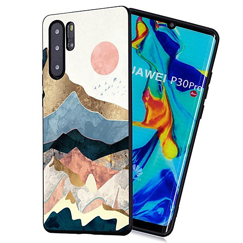 

Case For Huawei Huawei P20 / Huawei P20 Pro / Huawei P20 lite Shockproof / Frosted / Pattern Back Cover Scenery Soft TPU