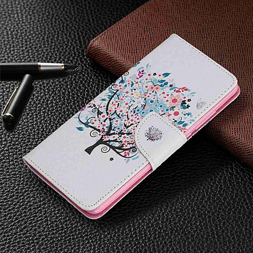 

Case For Xiaomi Xiaomi Redmi 6 Pro / Xiaomi Redmi Note 7 / Xiaomi Redmi 7 Wallet / Card Holder / with Stand Full Body Cases Tree Hard PU Leather