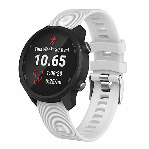 

Watch Band for Vivomove / Vivomove HR / Forerunner 245M Garmin Sport Band Silicone Wrist Strap