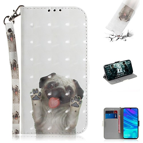 

Case For Huawei Huawei Honor 10 / Honor 10 Lite / Honor 10i Wallet / Card Holder / Shockproof Full Body Cases Dog PU Leather