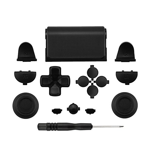 

Game Controller Replacement Part Kits Multi-color Full Replacement Parts Button for the PlayStation 4 Controller for the PS4 / Sony PS4 Controller