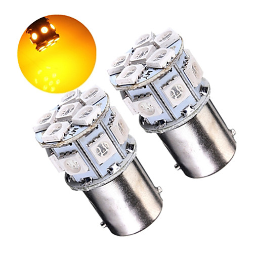 

2 x P21W 382 1156 BA15s 5050 LED 13-SMD Tail Indicator Car Bulbs