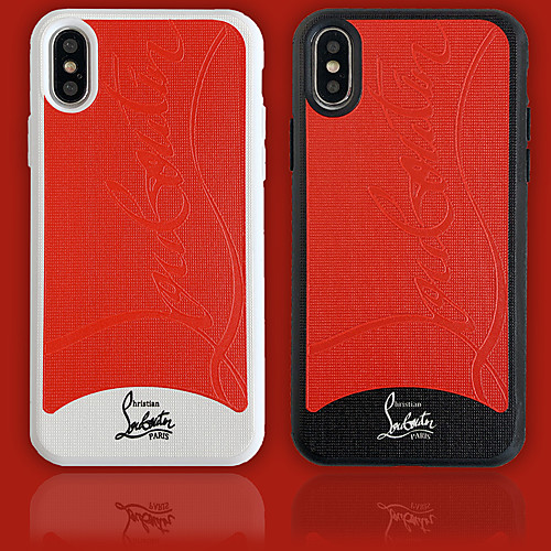 

Case For Apple iPhone XS / iPhone XR / iPhone XS Max Dustproof / Embossed Full Body Cases Word / Phrase / Solid Colored Soft TPU