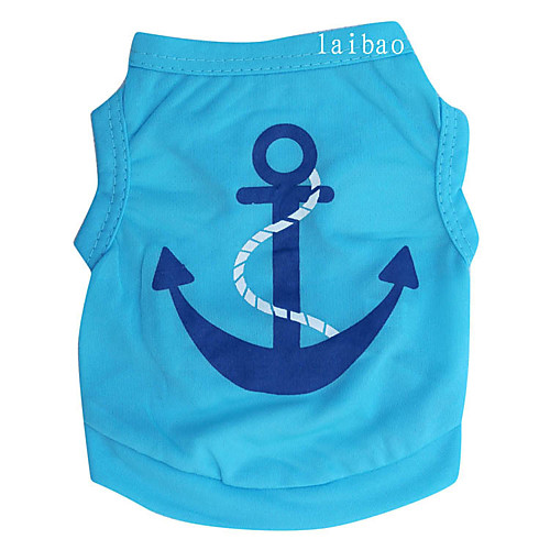 

Dog Vest Puppy Clothes Patterned Sweet Style Casual / Daily Dog Clothes Puppy Clothes Dog Outfits Fuchsia Blue Pink Costume for Girl and Boy Dog Terylene XS S M L