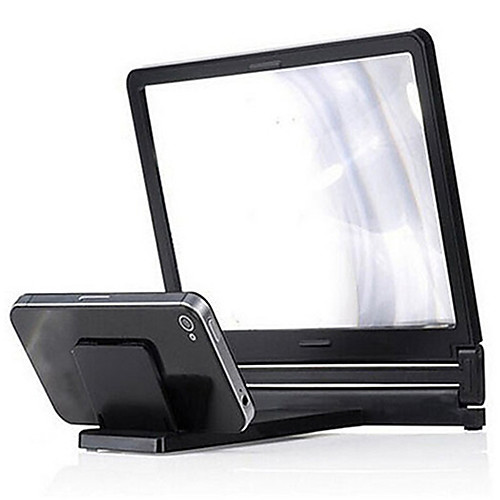 

3D Phone Screen Amplifier Magnifying Glass HD Stand for Video Bicycle Holder Car