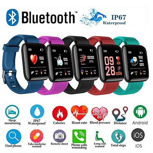 

D13 Smartwatch BT Fitness Tracker Support Notify/ Blood Pressure Measurement Sport Smart Watch for Samsung/ Iphone/ Android Phones