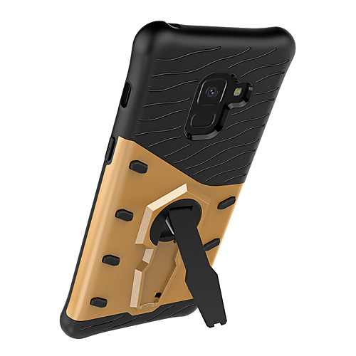 

Exquisite Phone Case Protective Cover with 360 Degree Rotating Phone Bracket for Samsung A8/A8 Plus