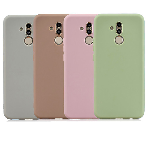 

Case For Huawei Mate 10 lite / Huawei Mate 20 lite Frosted Back Cover Solid Colored Soft TPU