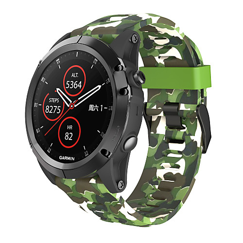 

Smartwatch Band for Garmin Descent Mk1 / Fenix 3/ Fenix 3 HR Silicone Sport Band Quatix Fashion Soft Strap