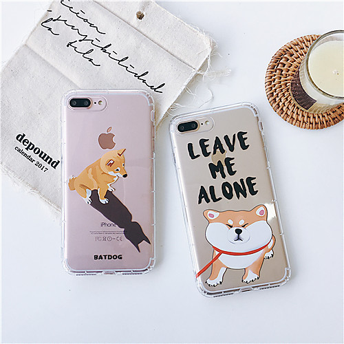 

Case For Apple iPhone XS / iPhone XR / iPhone XS Max Shockproof / Dustproof / Transparent Back Cover Dog / Transparent / Cartoon TPU