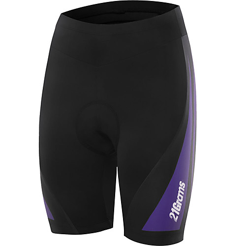 

21Grams Women's Cycling Padded Shorts Bike Pants Bottoms Breathable Quick Dry Sports Solid Color Black / Blue Mountain Bike MTB Road Bike Cycling Clothing Apparel Bike Wear / Stretchy