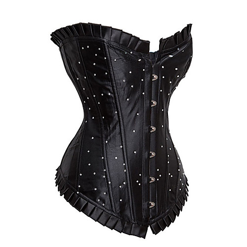 

Princess Flapper Girl Overbust Corset Corset Women's Costume Black / Purple / Red Vintage Cosplay Party Club Sleeveless