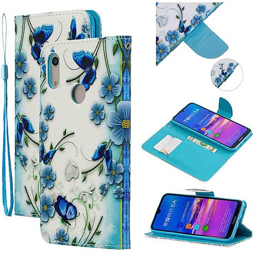 

Case For Huawei Honor 10 Lite / Honor V20 / Honor 10i Wallet / Card Holder / Shockproof Full Body Cases Butterfly PU Leather