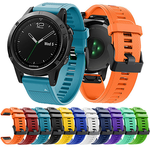 

Watch Band for Fenix 5 / Fenix 5 Plus / Forerunner 935 Garmin Sport Band / Classic Buckle / Modern Buckle Silicone Wrist Strap