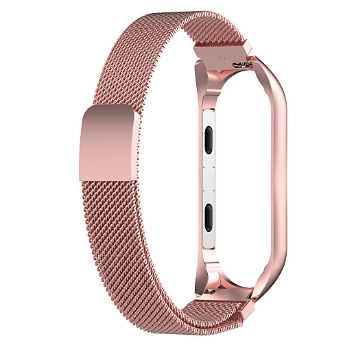 

Watch Band for Mi Band 4 / Mi Band 3 Xiaomi Milanese Loop Stainless Steel Wrist Strap S