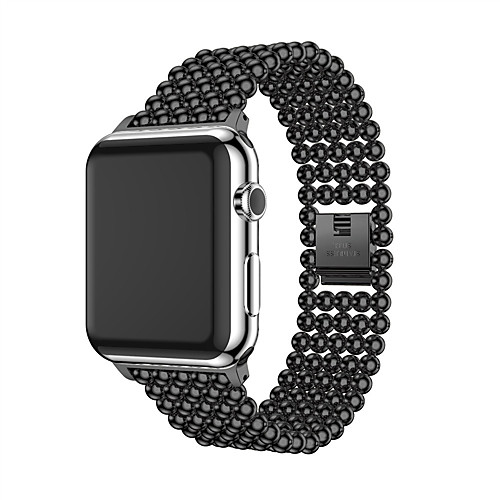 

For Apple Watch 38mm 40mm 42mm 44mm Fashion Beads Style Stainless Steel Strap For Iwatch 1 2 3 4 Watchband Bracelet belt