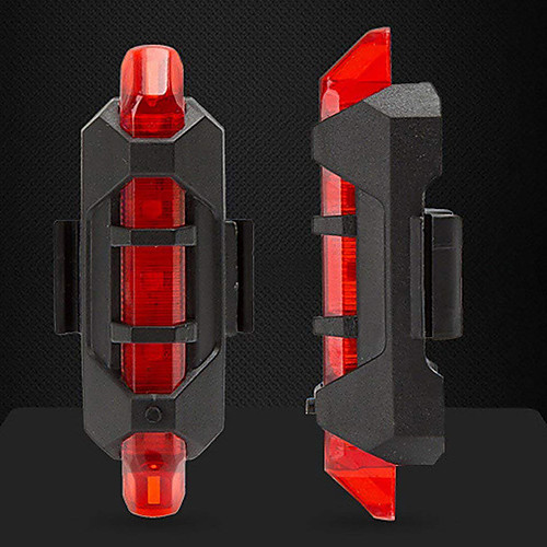 

Outdoor Portable Bike Lights USB Rechargeable Bicycle Tail Bicycle After Warning Safety Tail Light LED Highlighting