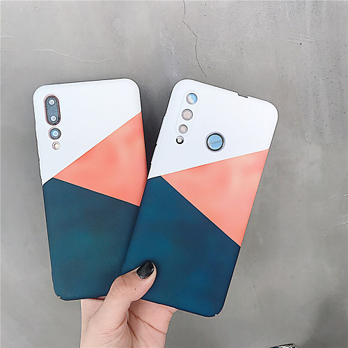 

Case For Huawei Huawei P20 / Huawei P20 Pro / Huawei P30 IMD / Pattern Back Cover Geometric Pattern Hard PC