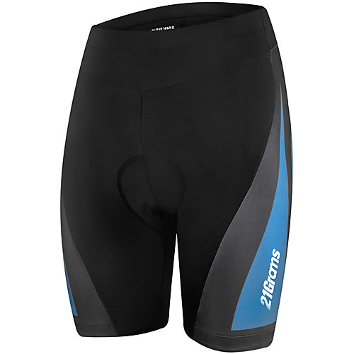 

21Grams Women's Cycling Padded Shorts Polyester Bike Pants Bottoms Breathable Quick Dry Sports Black / Blue Mountain Bike MTB Road Bike Cycling Clothing Apparel Bike Wear / Stretchy