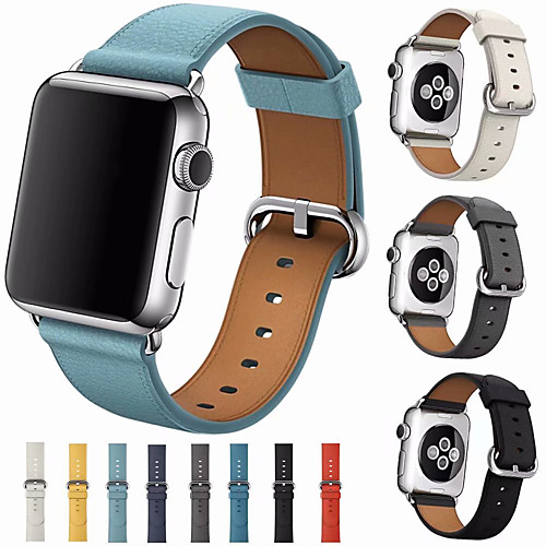 

Watch Band for Apple Watch Series 4/3/2/1 Apple Classic Buckle Genuine Leather Wrist Strap