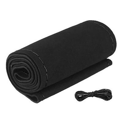 

Steering Wheel Covers Microfiber 38cm / 36cm Black For universal