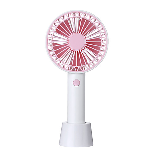 

1Pc Portable Handheld Outdoor Simple Fan Mini Shower Fan With Night Light Creative Usb Charging Three-Stage Desktop Office Small Fan