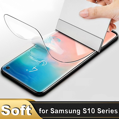 

not glass soft film for samsung galaxy s10 plus s10e s10 s8 s9 plus hydrogel screen protector protective film for samsung s10