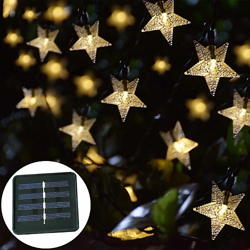 

Outdoor Solar String Light LED Solar Garden Light 10m String Lights Outdoor String Lights 50 LEDs 1Set Mounting Bracket 1 set Warm White RGB White Waterproof Solar Creative Solar Powered