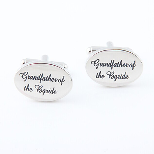 

Cufflinks Alphabet Shape Vintage Casual Alloy Brooch Jewelry Silver For Party Gift