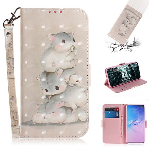 

Case For Samsung Galaxy S9 / S9 Plus / S8 Plus Wallet / Card Holder / Shockproof Full Body Cases Squirrel PU Leather for S10/S10E/S10 Plus/S9 Plus/S7/S7 Edge