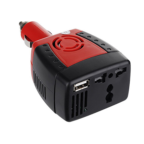 

150W Car Power Inverter DC 12V To AC 110V USB 5V Auto Charger Adapter For Laptop