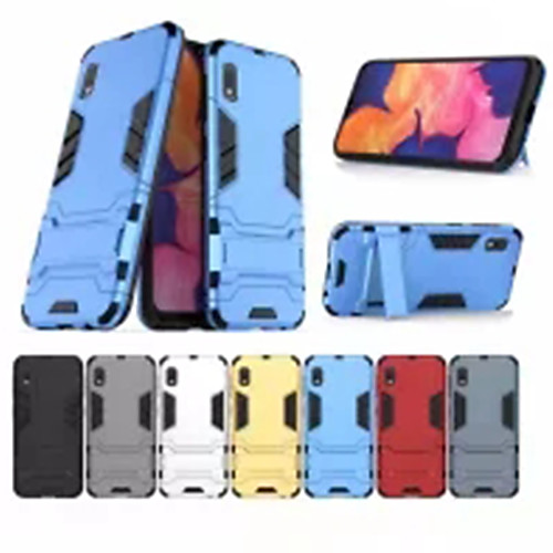 

Case For Huawei Huawei P20 / Huawei P20 Pro / Huawei P20 lite Shockproof / with Stand Back Cover Solid Colored PC / P10 Plus / P10 Lite / P10 / Mate 9 Pro