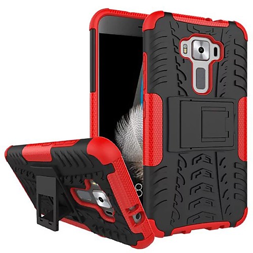 

Phone Case For Asus Back Cover Asus Zenfone 3 ZE520KL(5.2) Shockproof with Stand Armor Armor Hard PC
