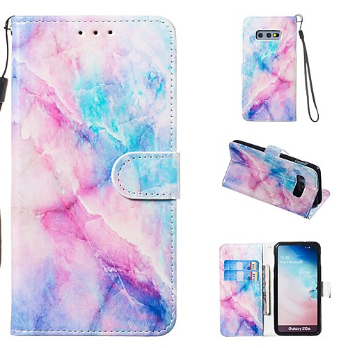 

Case For Samsung Galaxy S9 / S9 Plus / S8 Plus Wallet / Card Holder / with Stand Full Body Cases Marble Hard PU Leather