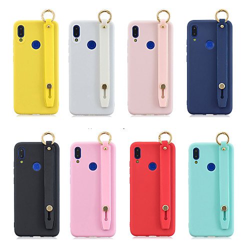 

Case For Huawei Huawei Y9 (2018)(Enjoy 8 Plus) / Huawei Y9 2019 (Enjoy 9 Plus) / Huawei Y7 2019 with Stand / Frosted Back Cover Solid Colored TPU