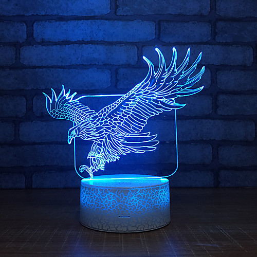 

3D Nightlight Creative Birthday with USB Port 1pc USB
