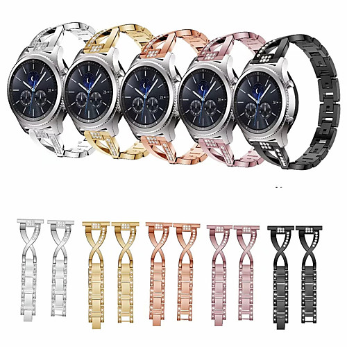 

Watch Band for Huawei Watch GT / Huawei Watch 2 Pro Huawei Jewelry Design Stainless Steel Wrist Strap