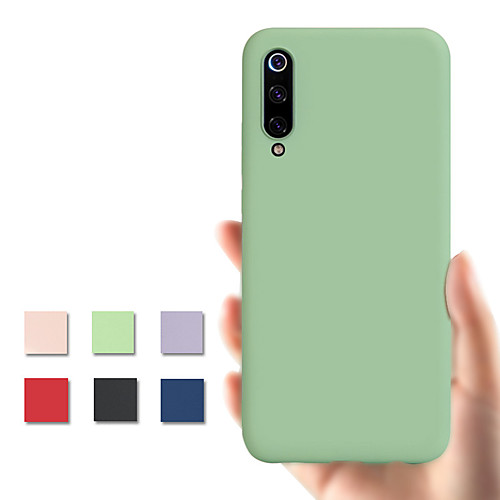 

Case For Samsung Galaxy A6 (2018) / A6 (2018) / Galaxy A7(2018) Shockproof Back Cover Solid Colored Soft TPU / Silicone / Cotton Fabric