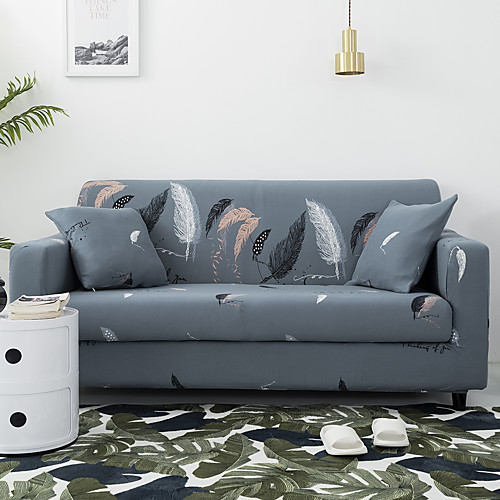 

Sofa Cover Couch Cover Furniture Protector Solid Color Soft Stretch Sofa Slipcover Super Strechable Cover Fit for Armchair/ Loveseat/ Three Seater/ Four Seater/ L Shape Sofa Easy to Install & Care (F